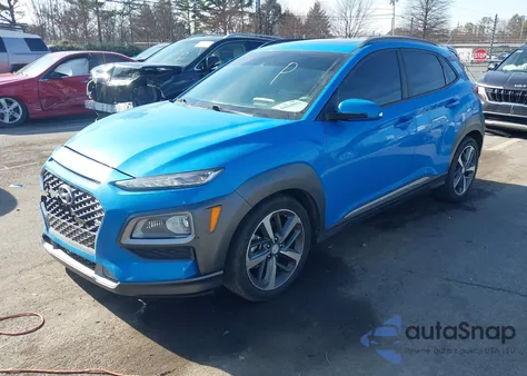 2020 Hyundai Kona Limited z USA, uszkodzony, nr VIN KM8K33A54LU522487